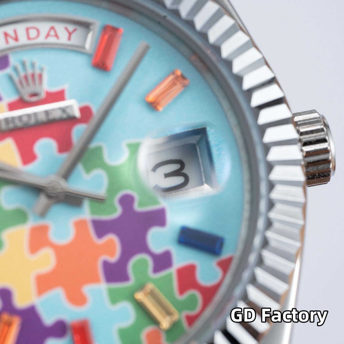 [TOP] ROLEX Men's Watch 40mm - Blue