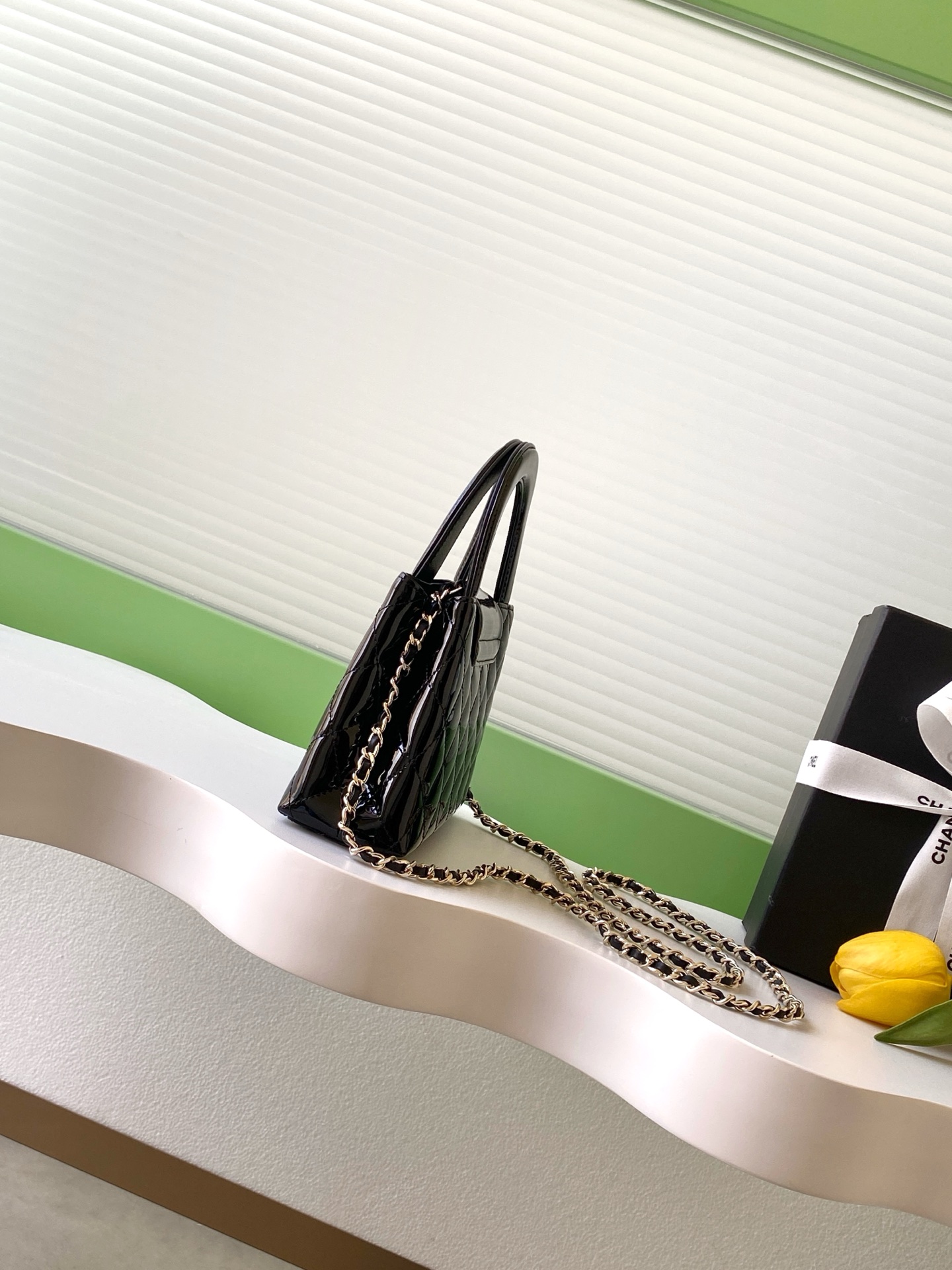 [TOP] CHANEL Kelly Handbag 19*13*7CM - Black&GHW