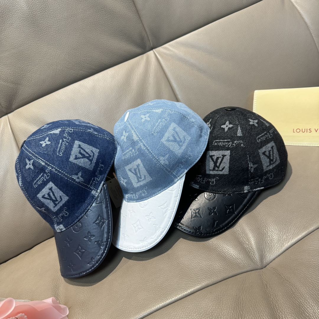 [TOP] Louis Vuitton LV Baseball Cap - 3 Colors