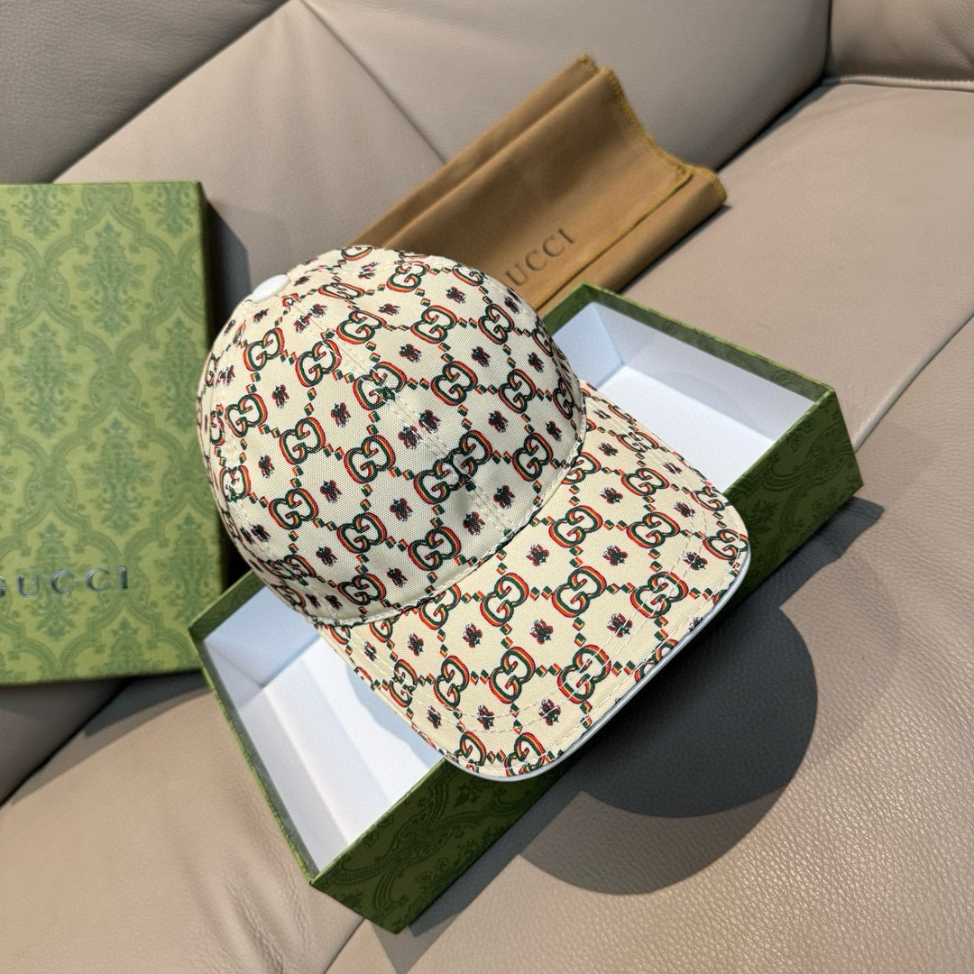 [TOP] GUCCI Classic Baseball Hat - 2 Colors