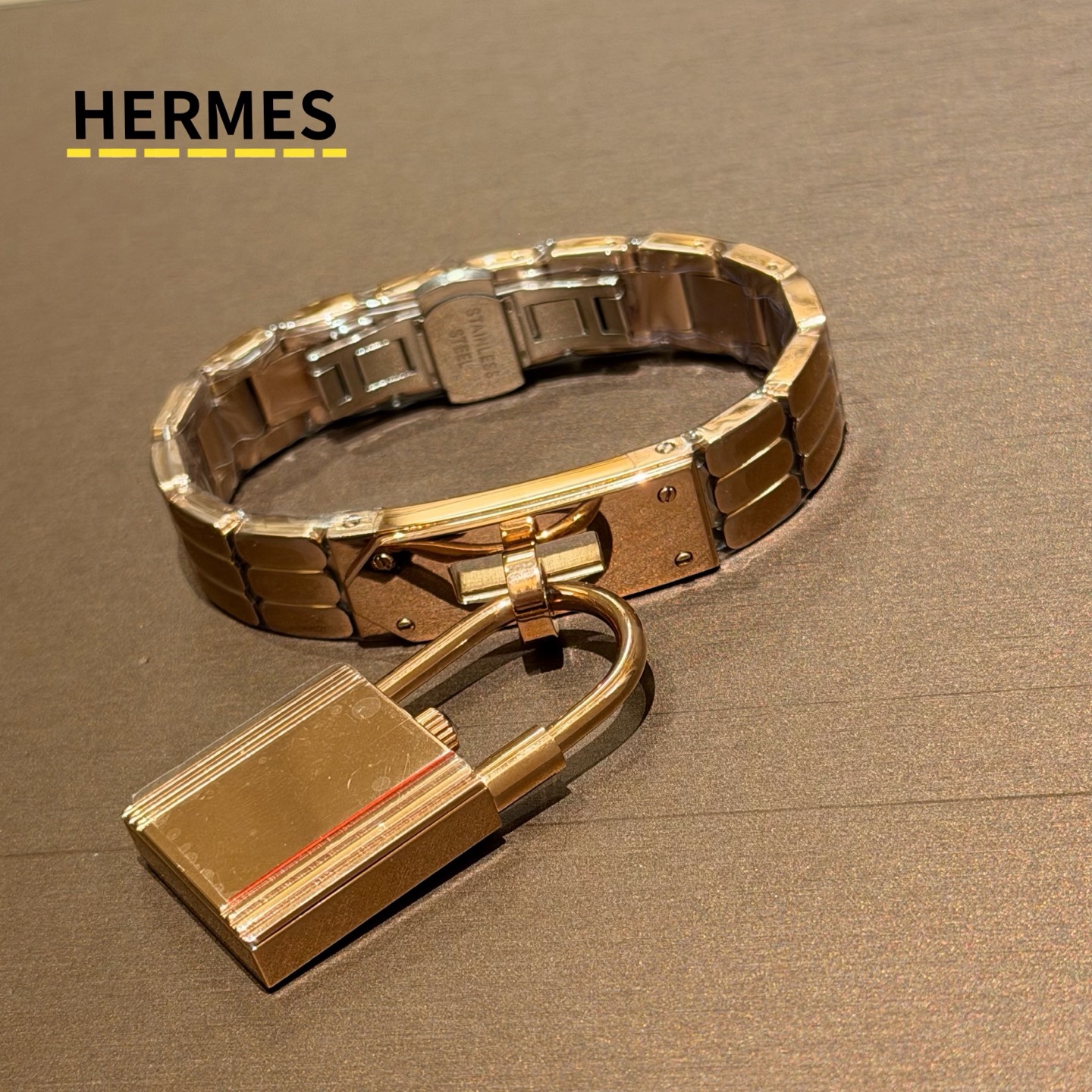[TOP] HERMES kelly Watch  25mm- Gold
