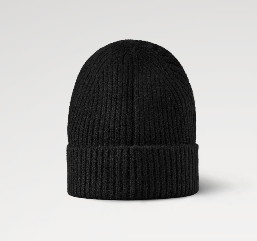 [TOP] Louis Vuitton LV Spark Beanie Hat - Black