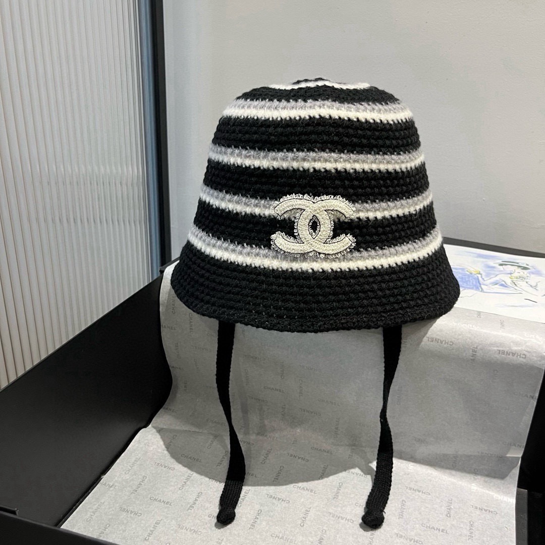 [TOP] CHANEL Knit Fisherman's Hat - 3 Colors