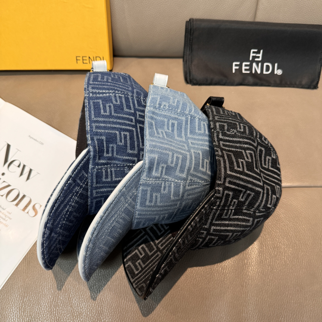 [TOP] FENDI Classic Original Baseball Hat - 3 Color