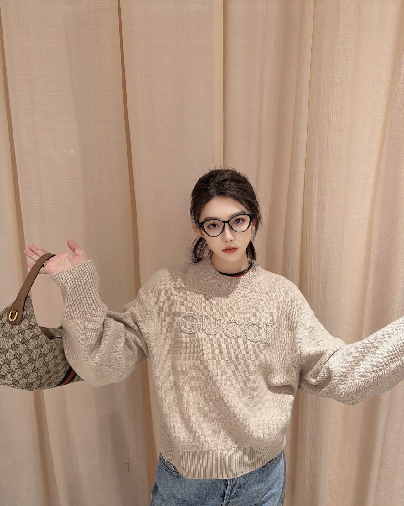 [TOP] GUCCI Sweater - Khaki