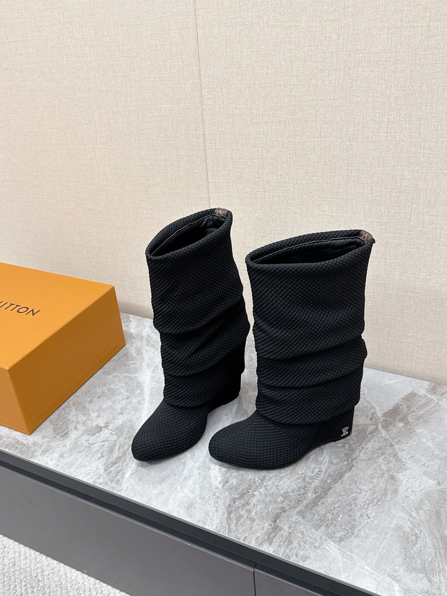 [TOP] Louis Vuitton LV 10cm Height Heels Boots - 3 Colors