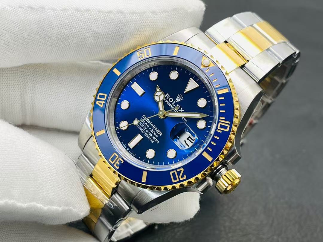 [TOP] ROLEX Men's Watch 41mm - Blue