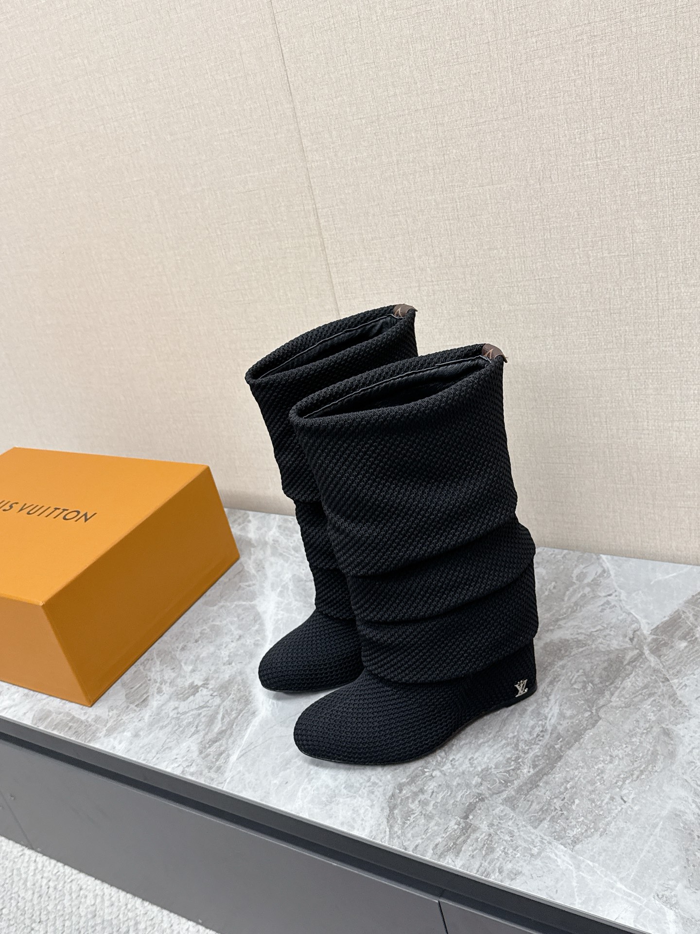 [TOP] Louis Vuitton LV 10cm Height Heels Boots - 3 Colors