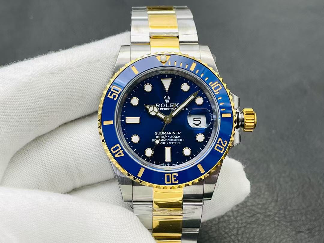 [TOP] ROLEX Men's Watch 41mm - Blue