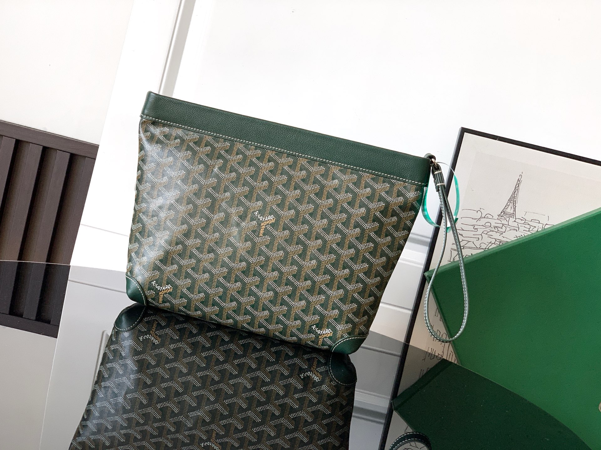 [TOP] Goyard Conti Bag 24x6.5x22 cm - Green