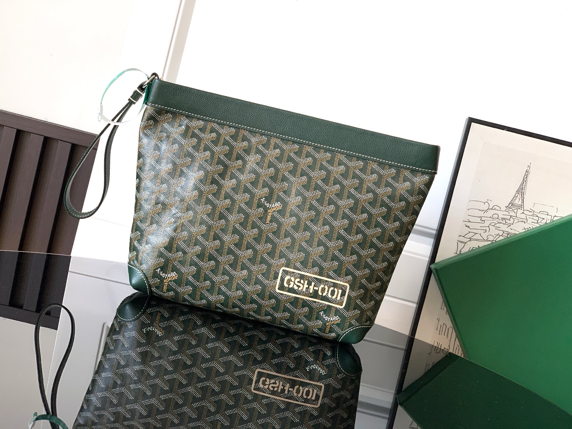 [TOP] Goyard Conti Bag 24x6.5x22 cm - Green