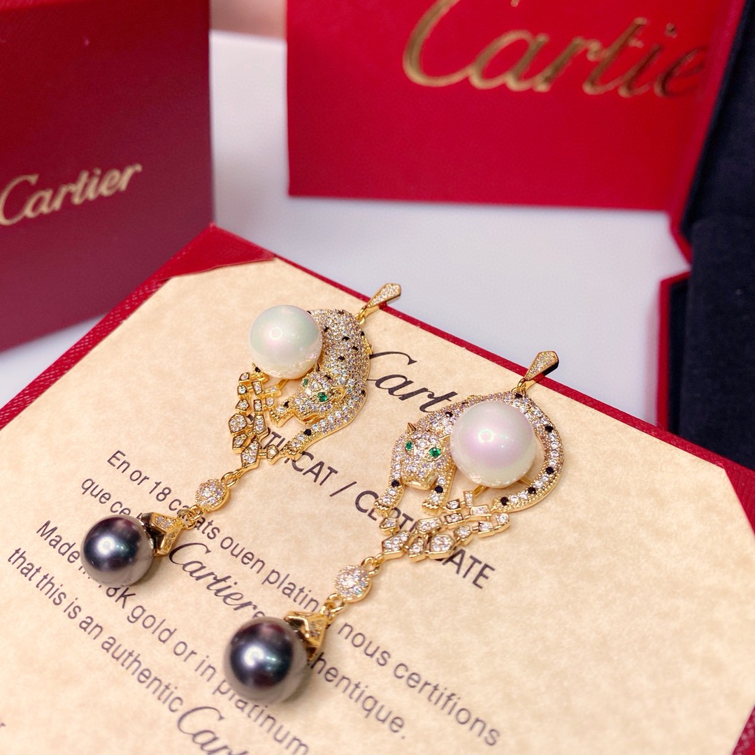 [TOP] Cartier  Earrings - Gold