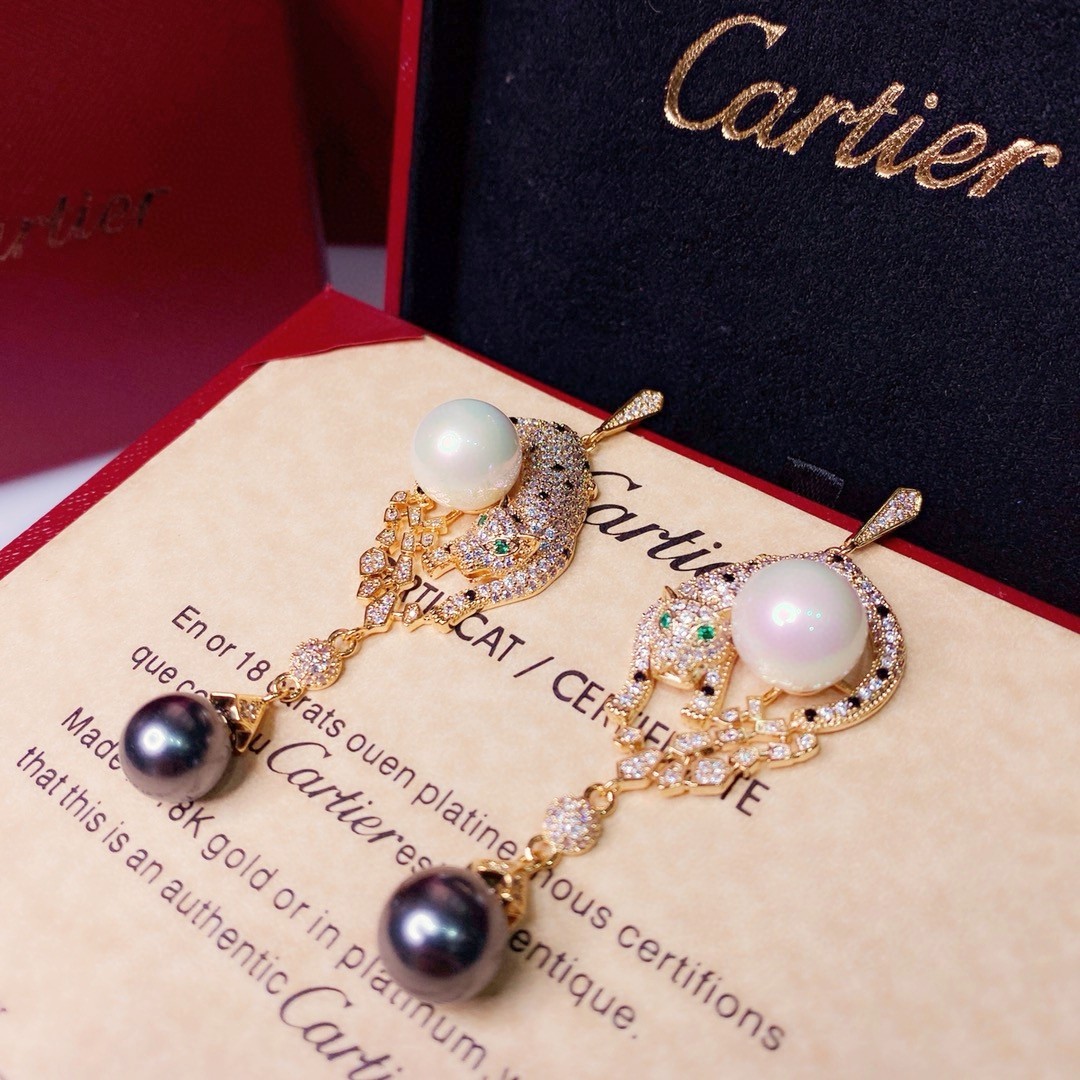 [TOP] Cartier  Earrings - Gold