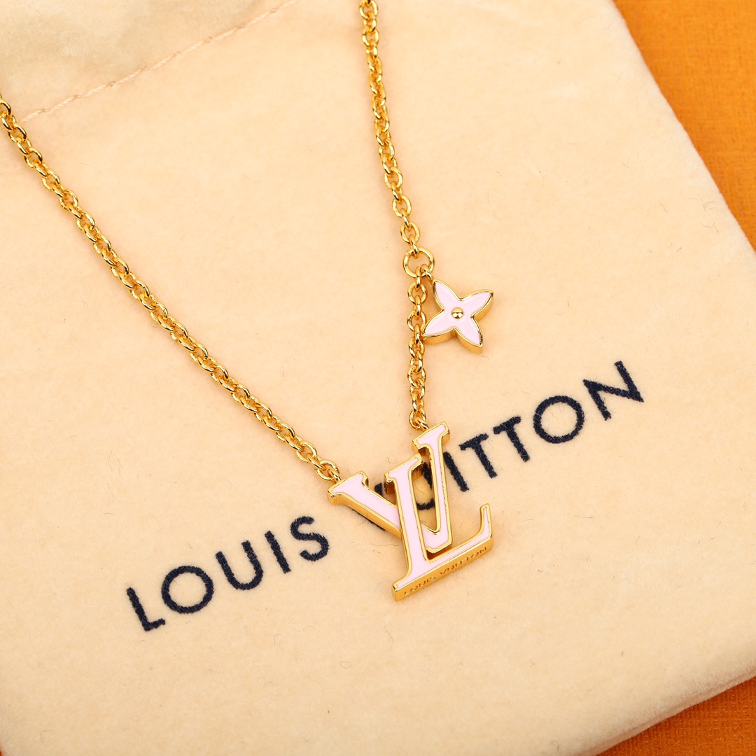 [TOP] Louis Vuitton LV Necklace - Gold