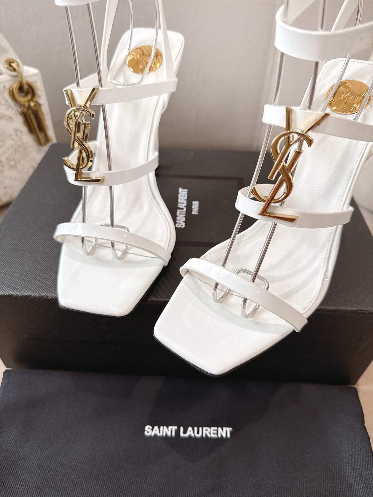 [TOP] Yves Saint Laurent YSL 10.5cm High Heel Sandals - 4 Colours