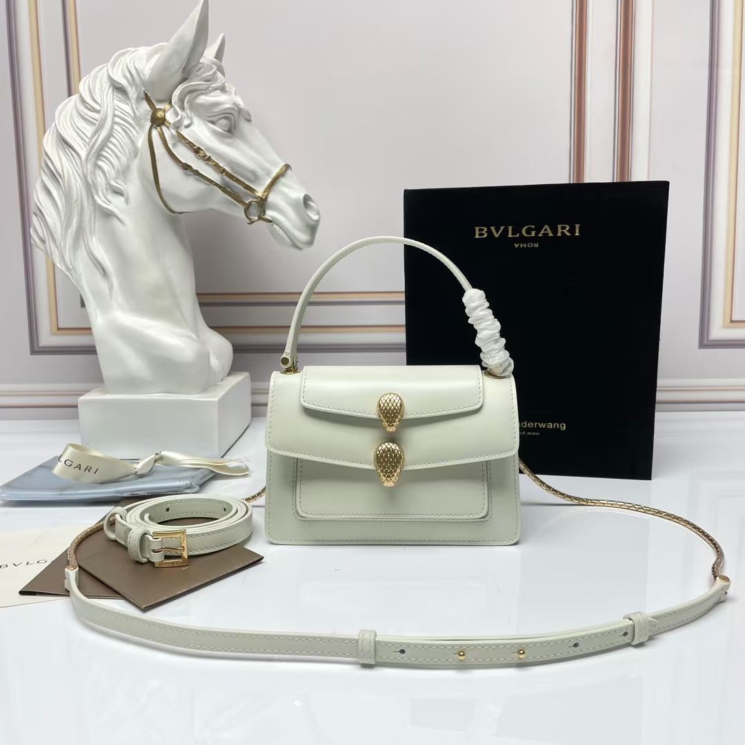 [TOP] BVLGARI WangxBvlgari Serpenti Crossbody Bag 18.5-13-6.5cm - 2 Colors