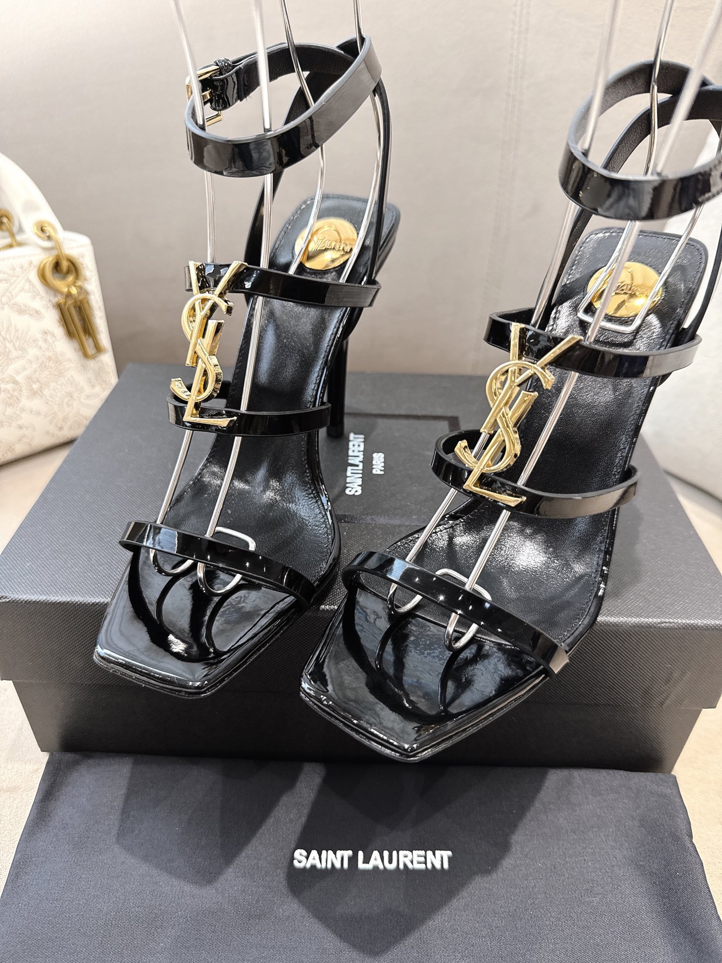 [TOP] Yves Saint Laurent YSL 10.5cm High Heel Sandals - 4 Colours
