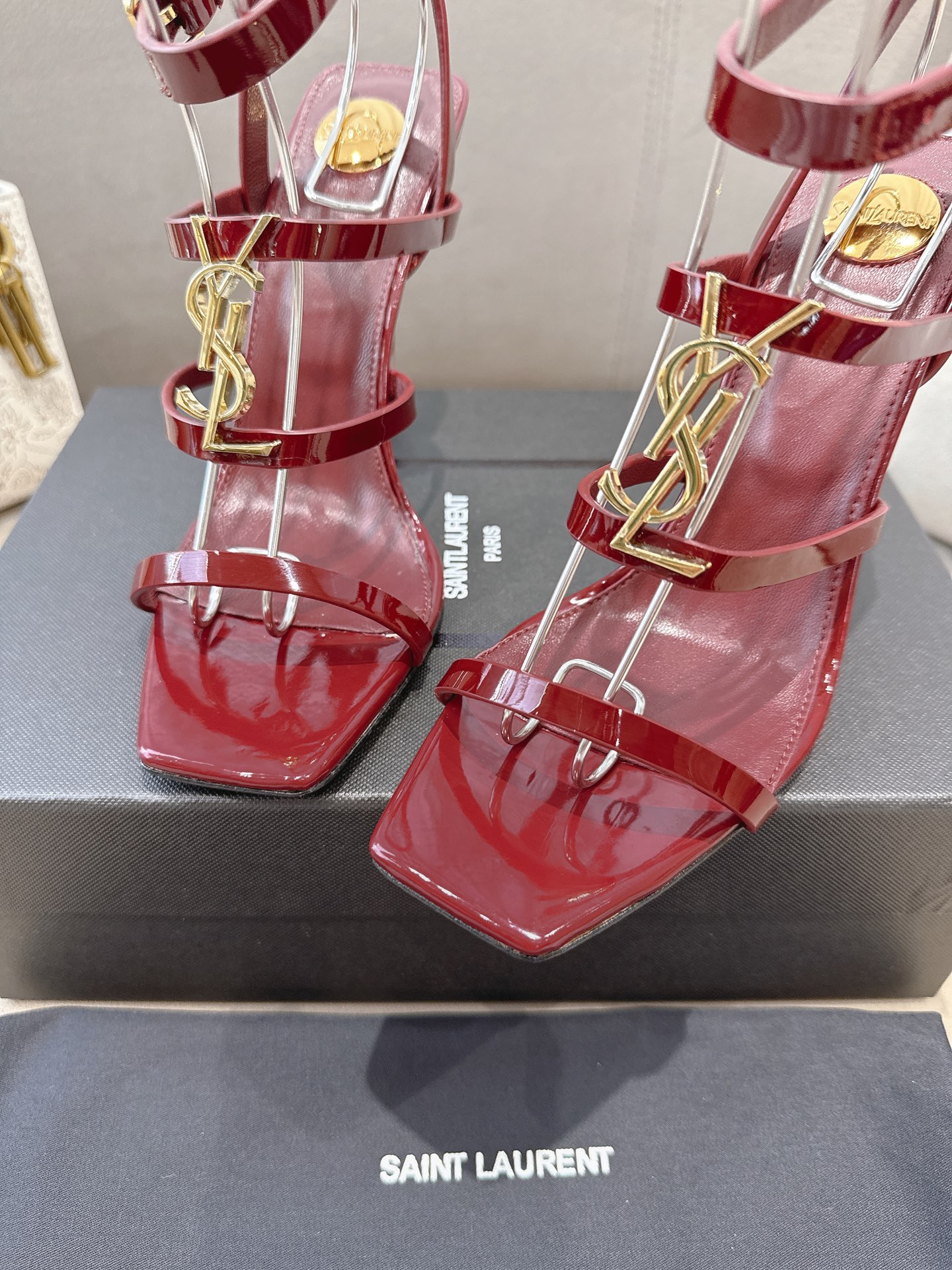 [TOP] Yves Saint Laurent YSL 10.5cm High Heel Sandals - 4 Colours