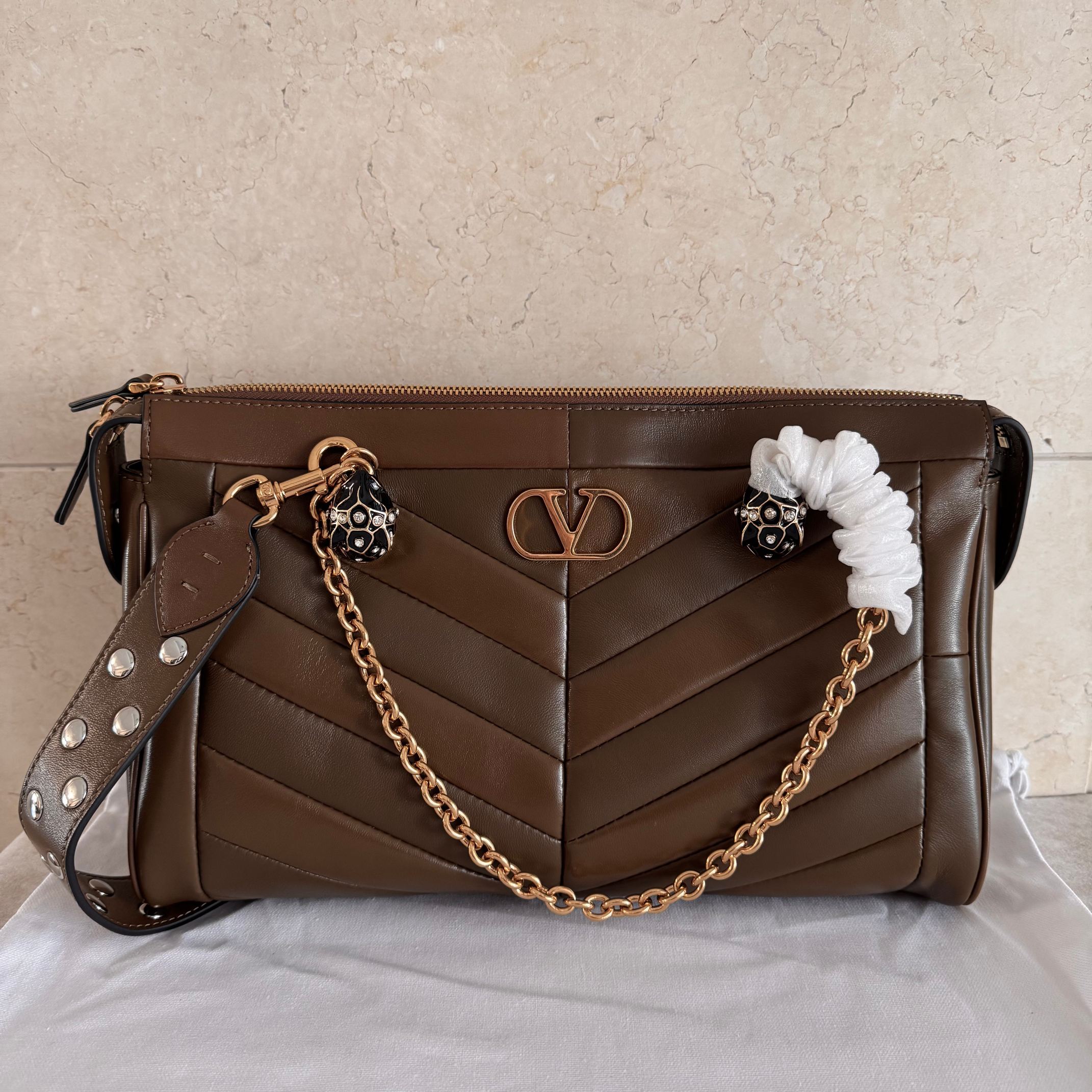 [TOP] VALENTINO GARAVANI  PANTHEA Bag 33X19.5X9cm - 3 Colors