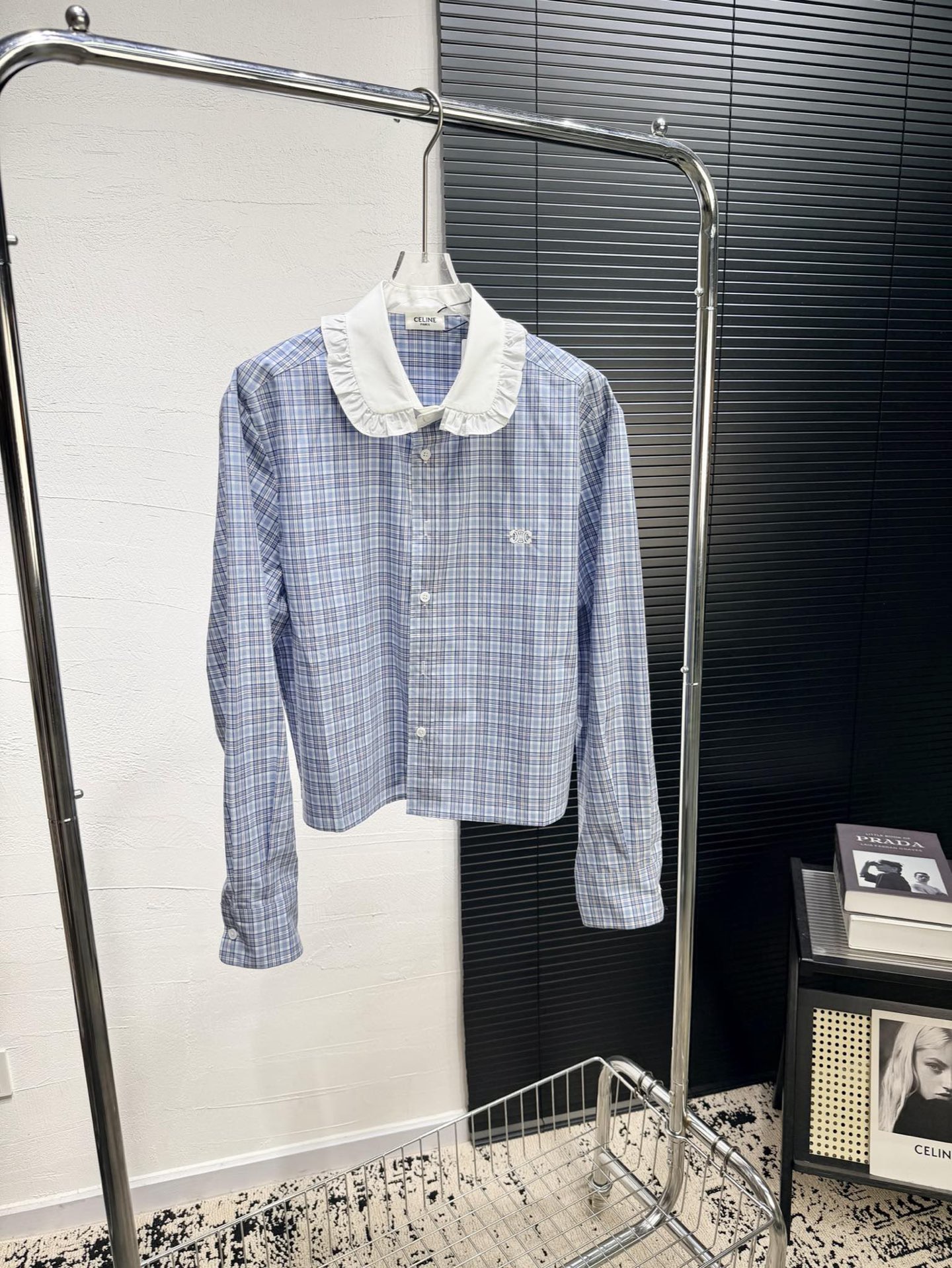 [TOP] CELINE  Spring and Summer Shirt - Blue