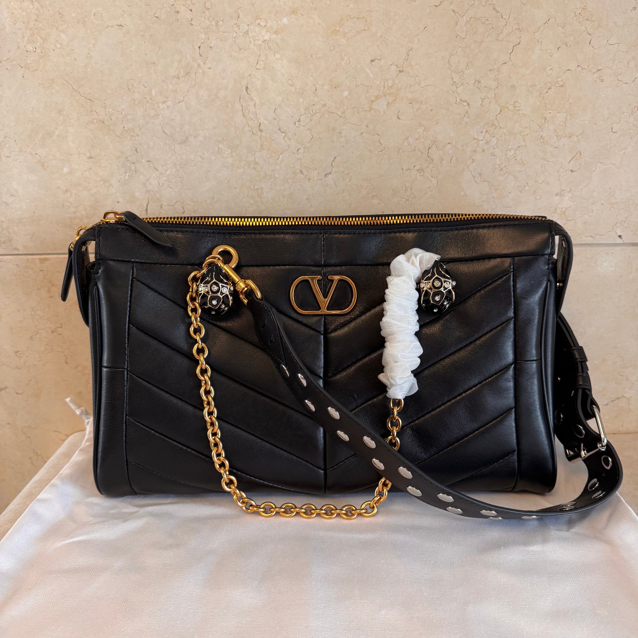 [TOP] VALENTINO GARAVANI  PANTHEA Bag 33X19.5X9cm - 3 Colors