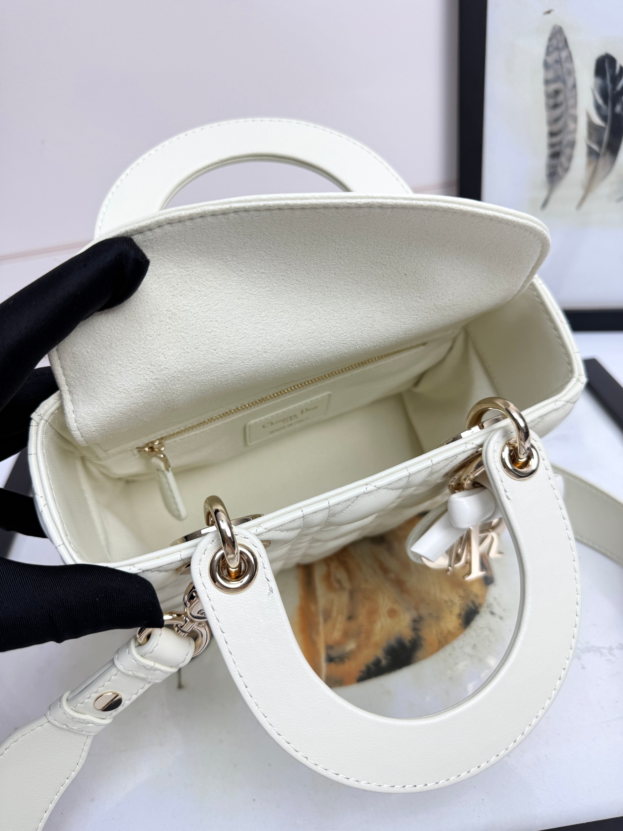 [TOP] Christian Dior Lady Dior Bags with Bow 20x16.5x8cm - 8 Color & GHW - 711 Luxury
