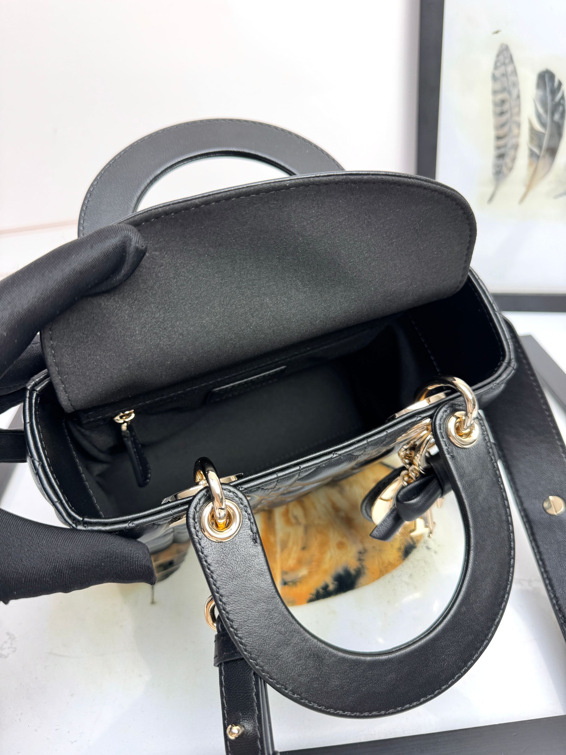 [TOP] Christian Dior Lady Dior Bags with Bow 20x16.5x8cm - 8 Color & GHW - 711 Luxury