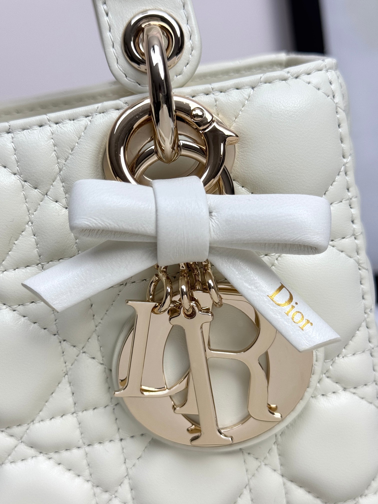 [TOP] Christian Dior Lady Dior Bags with Bow 20x16.5x8cm - 8 Color & GHW - 711 Luxury