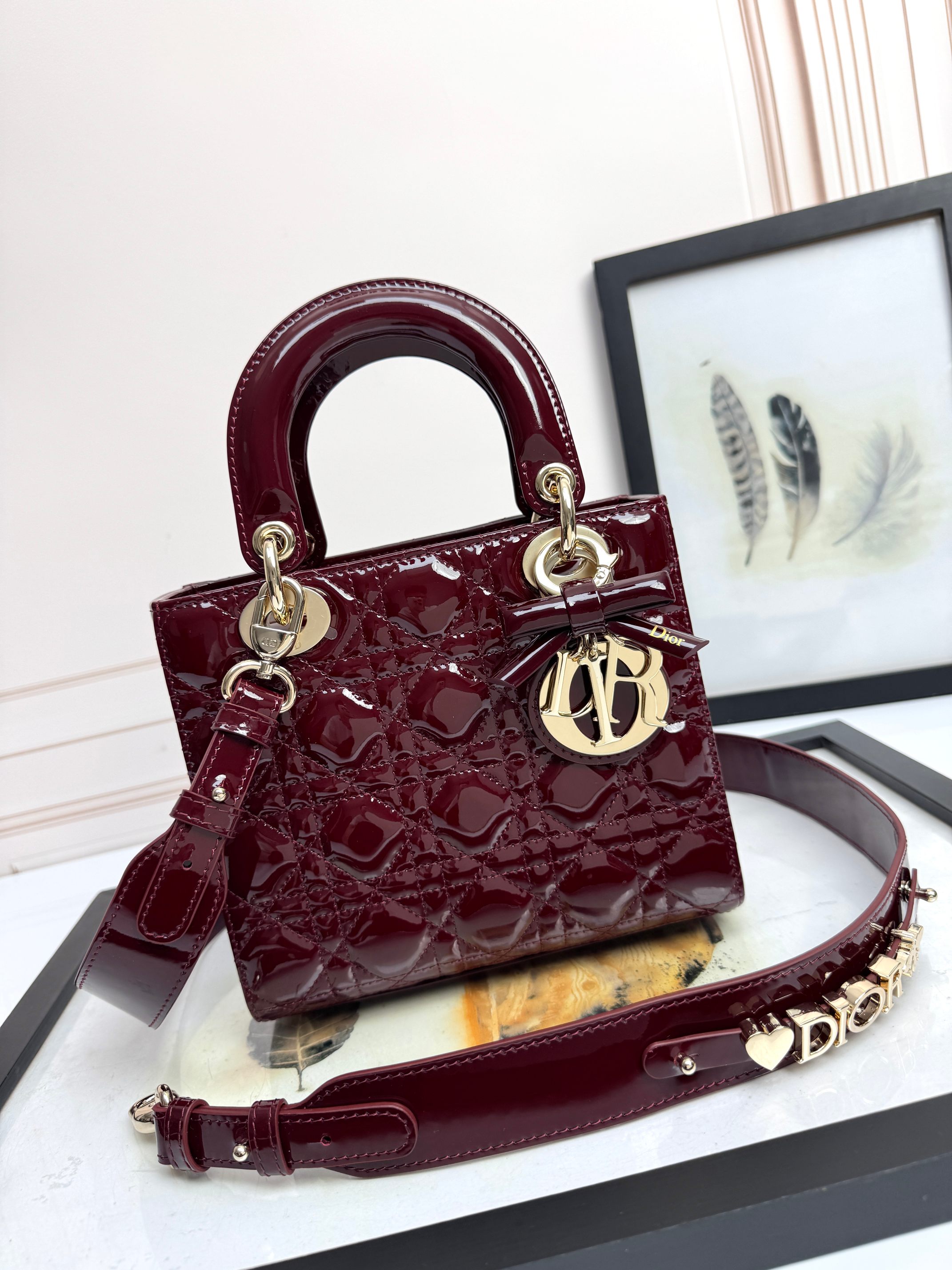 [TOP] Christian Dior Lady Dior Bags with Bow 20x16.5x8cm - 8 Color & GHW - 711 Luxury