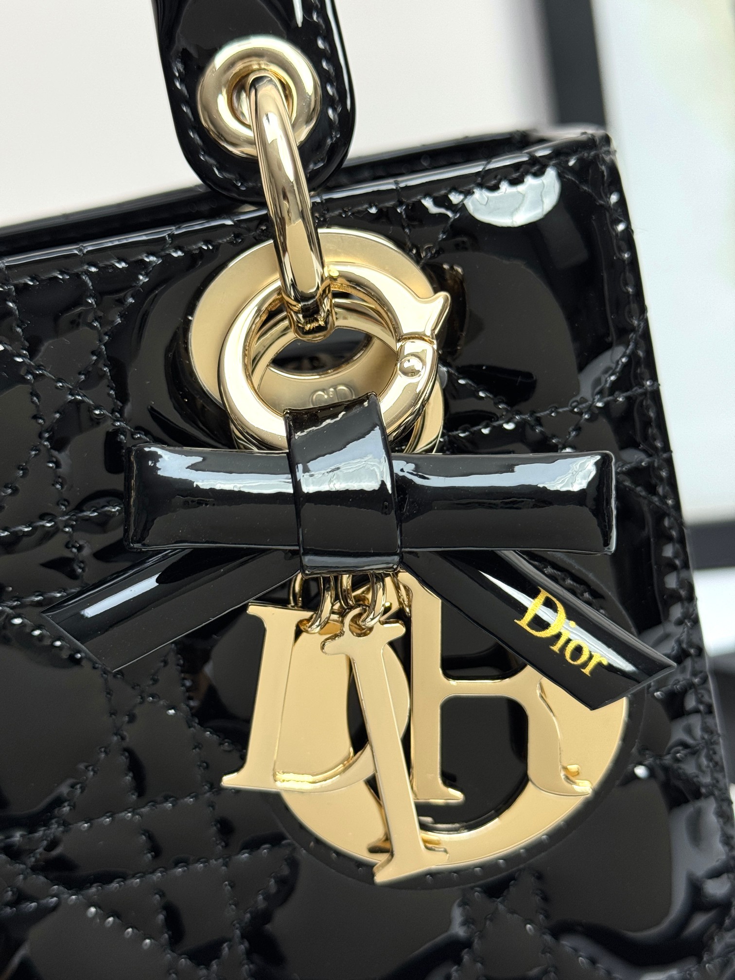 [TOP] Christian Dior Lady Dior Bags with Bow 20x16.5x8cm - 8 Color & GHW - 711 Luxury