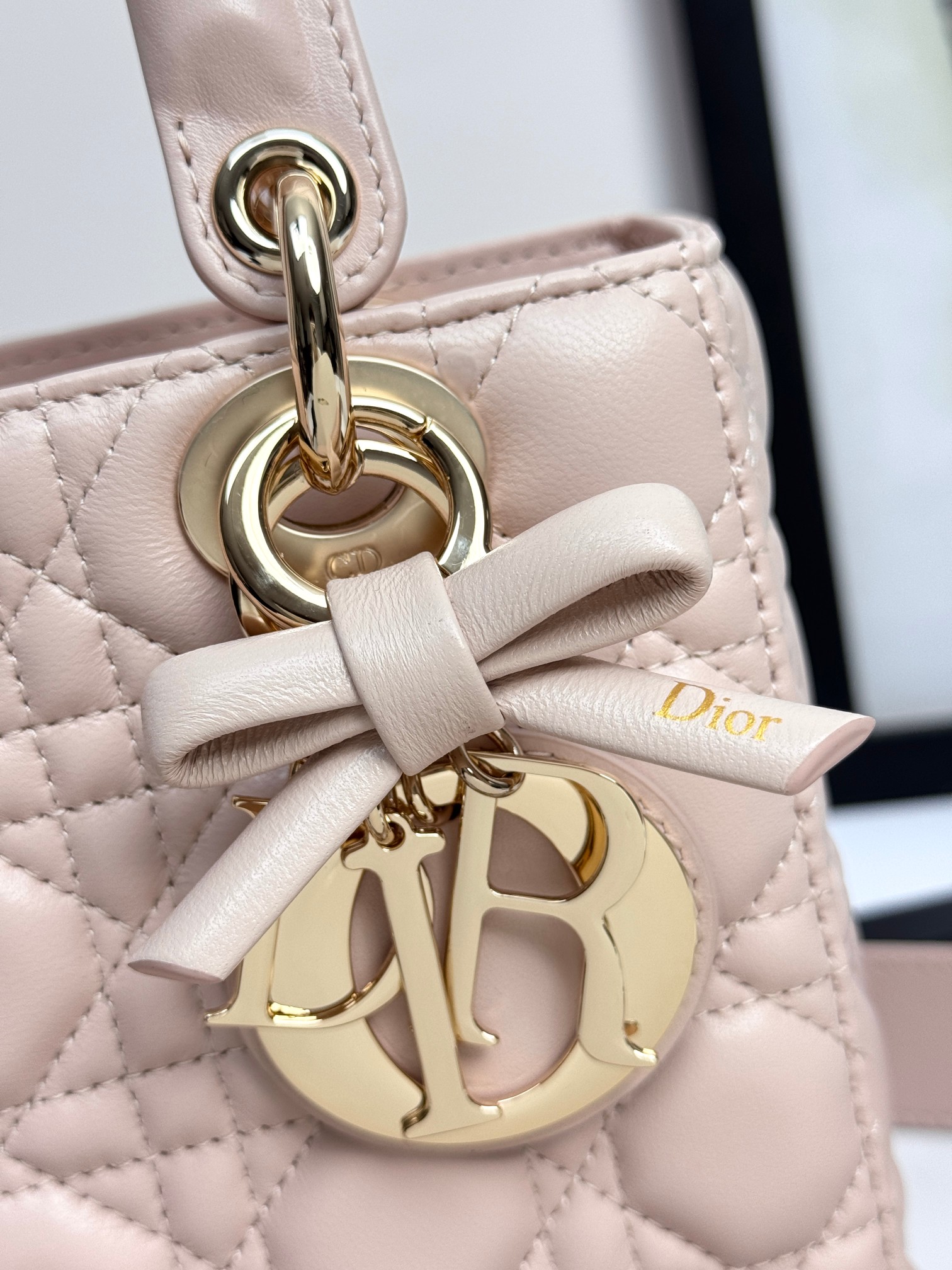 [TOP] Christian Dior Lady Dior Bags with Bow 20x16.5x8cm - 8 Color & GHW - 711 Luxury