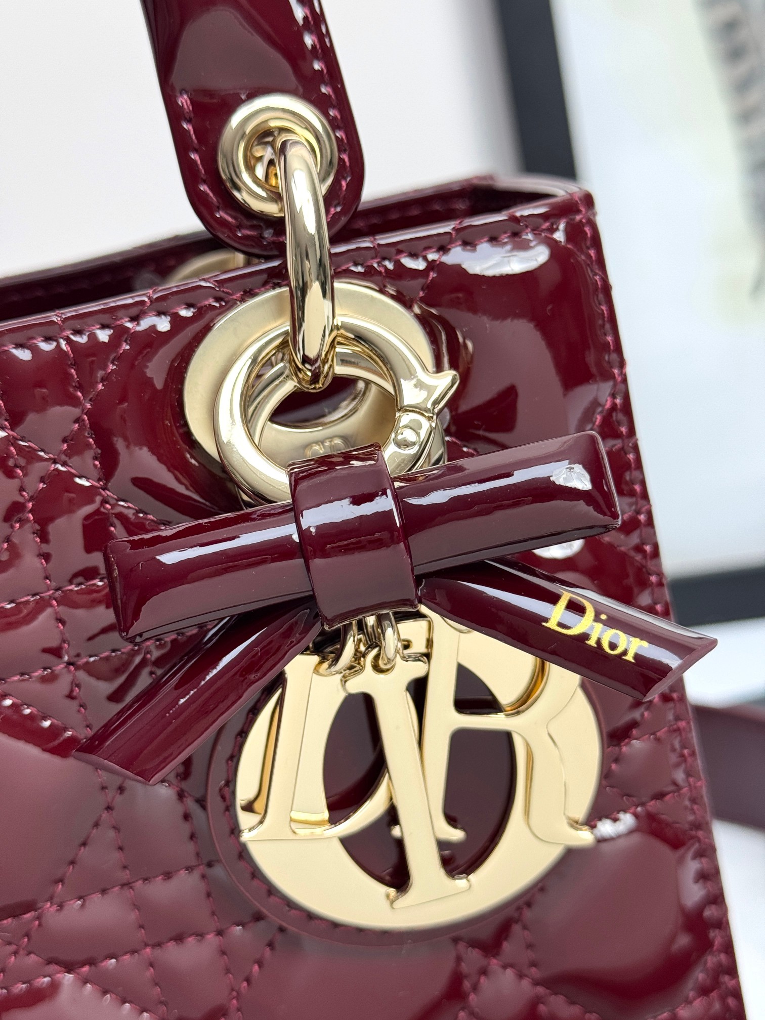 [TOP] Christian Dior Lady Dior Bags with Bow 20x16.5x8cm - 8 Color & GHW - 711 Luxury