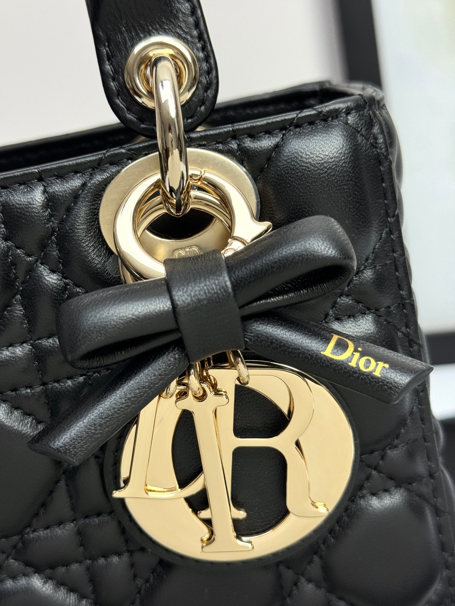 [TOP] Christian Dior Lady Dior Bags with Bow 20x16.5x8cm - 8 Color & GHW - 711 Luxury