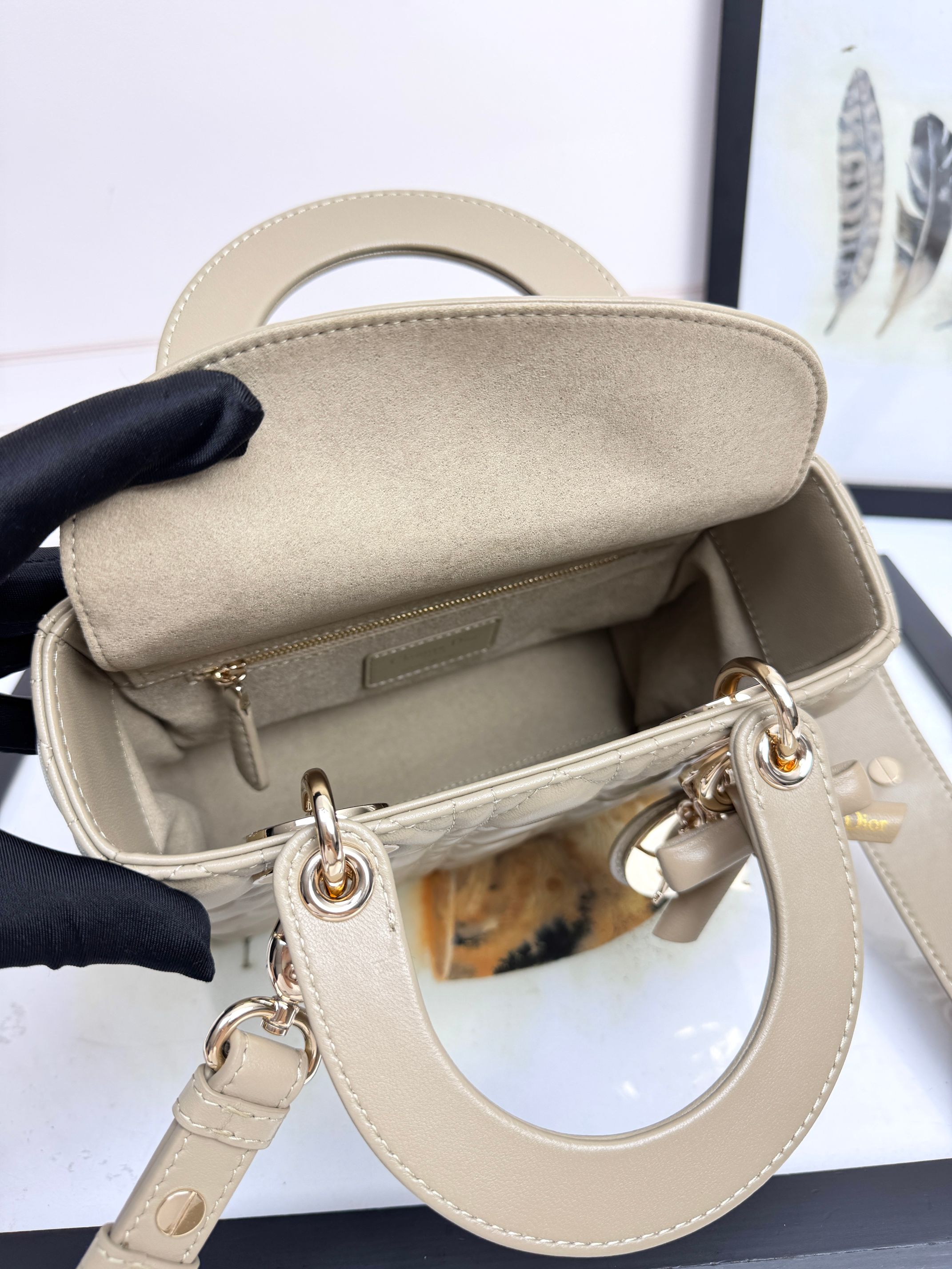[TOP] Christian Dior Lady Dior Bags with Bow 20x16.5x8cm - 8 Color & GHW - 711 Luxury