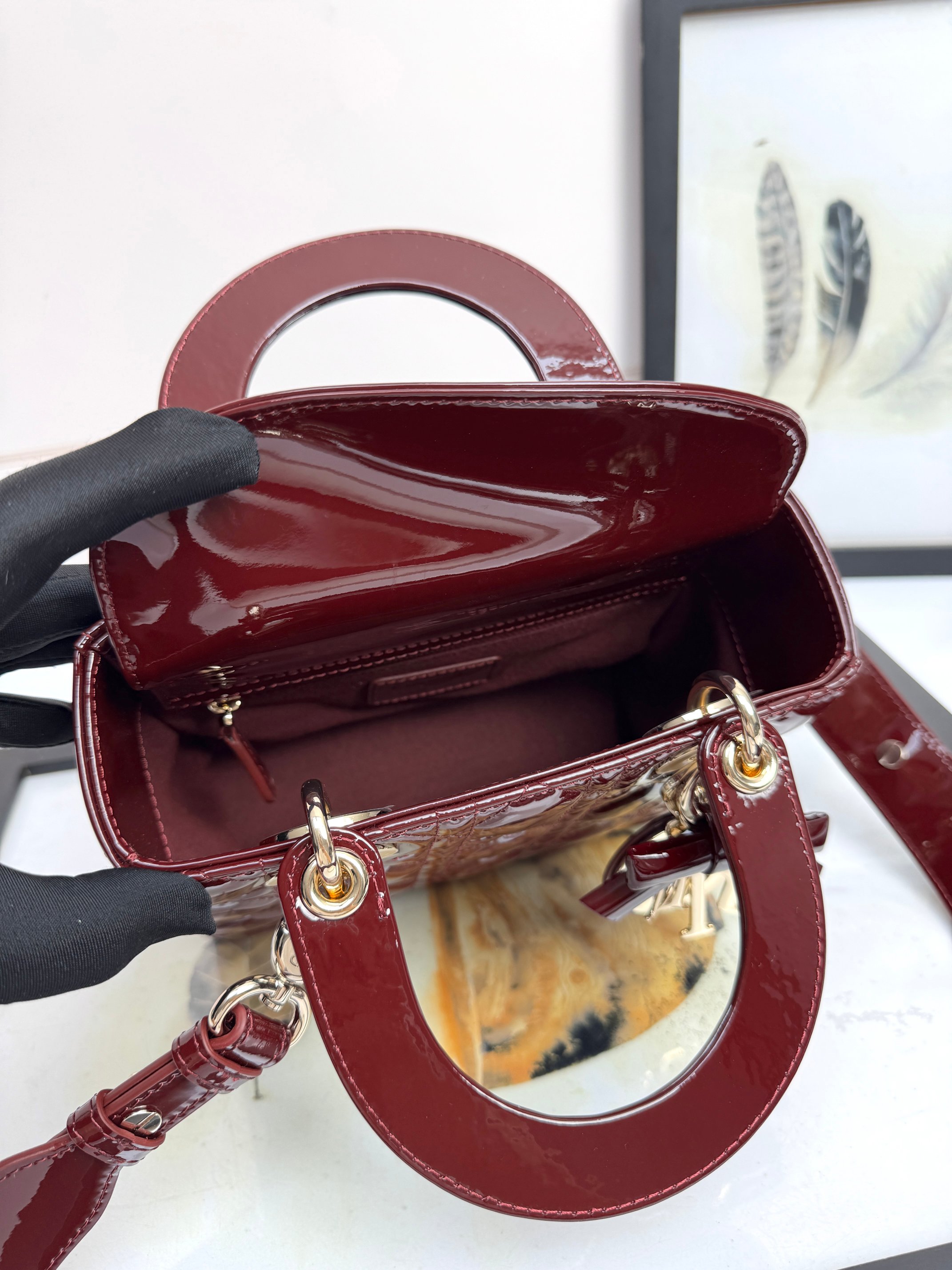 [TOP] Christian Dior Lady Dior Bags with Bow 20x16.5x8cm - 8 Color & GHW - 711 Luxury