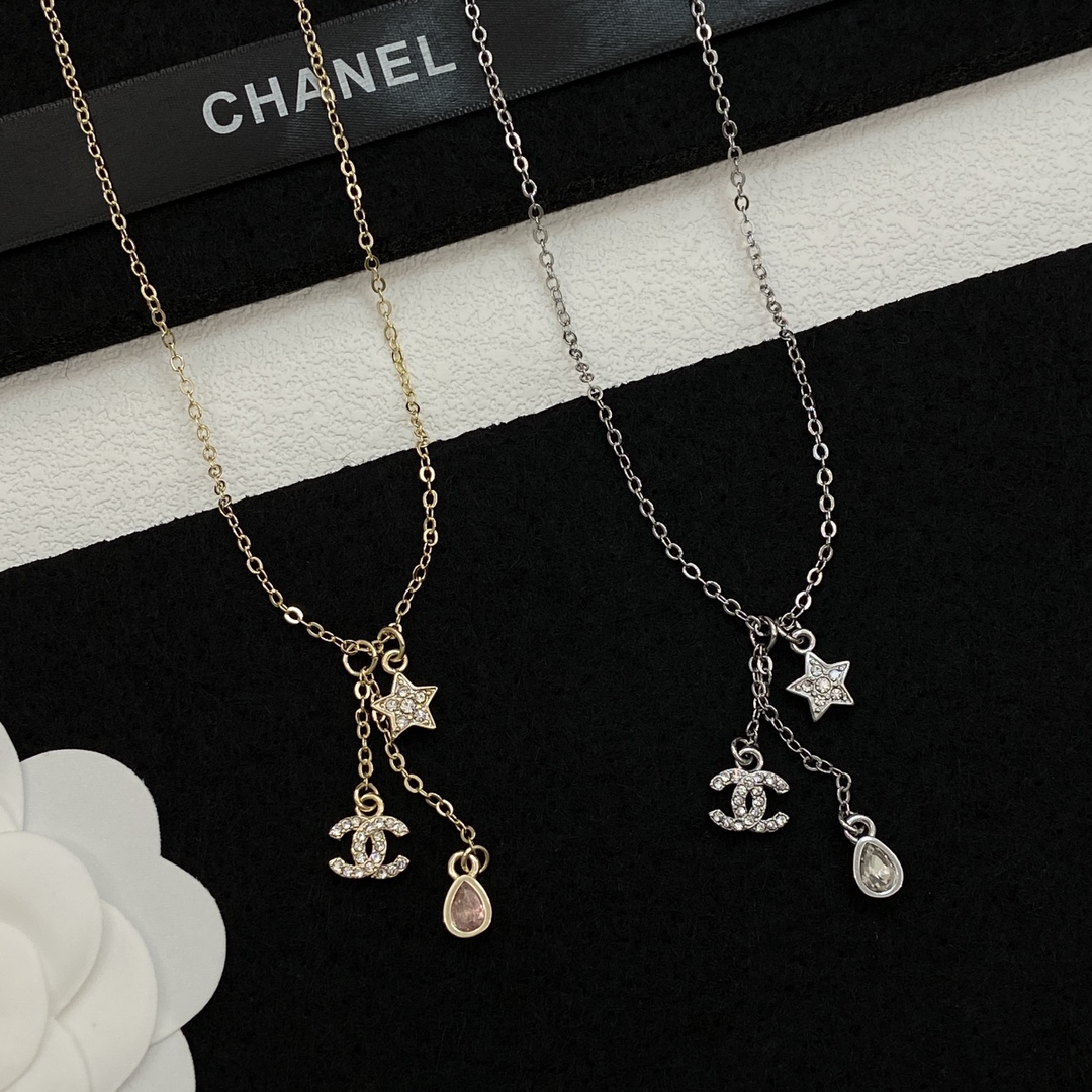 [TOP] CHANEL CC Necklace - 2 Colors