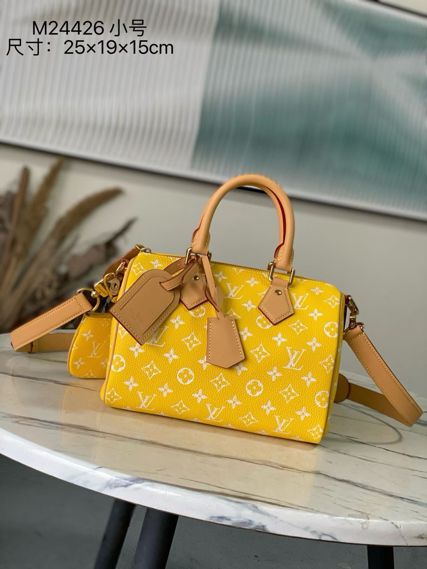 [TOP] Louis Vuitton LV Speedy 25 Bandoulière Bag 25x15x15cm - 2 Colors