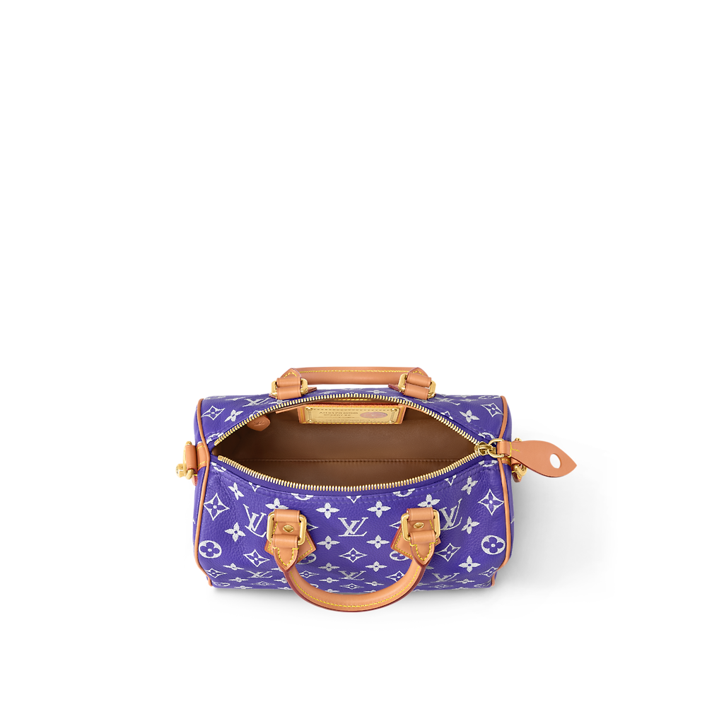 [TOP] Louis Vuitton LV Speedy 25 Bandoulière Bag 25x15x15cm - Purple