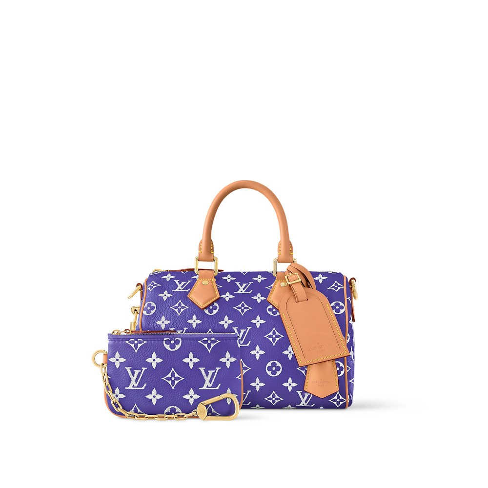 [TOP] Louis Vuitton LV Speedy 25 Bandoulière Bag 25x15x15cm - Purple