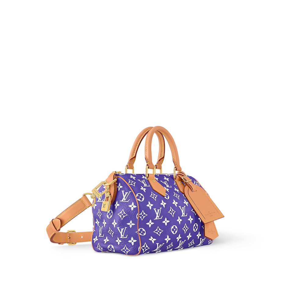 [TOP] Louis Vuitton LV Speedy 25 Bandoulière Bag 25x15x15cm - Purple