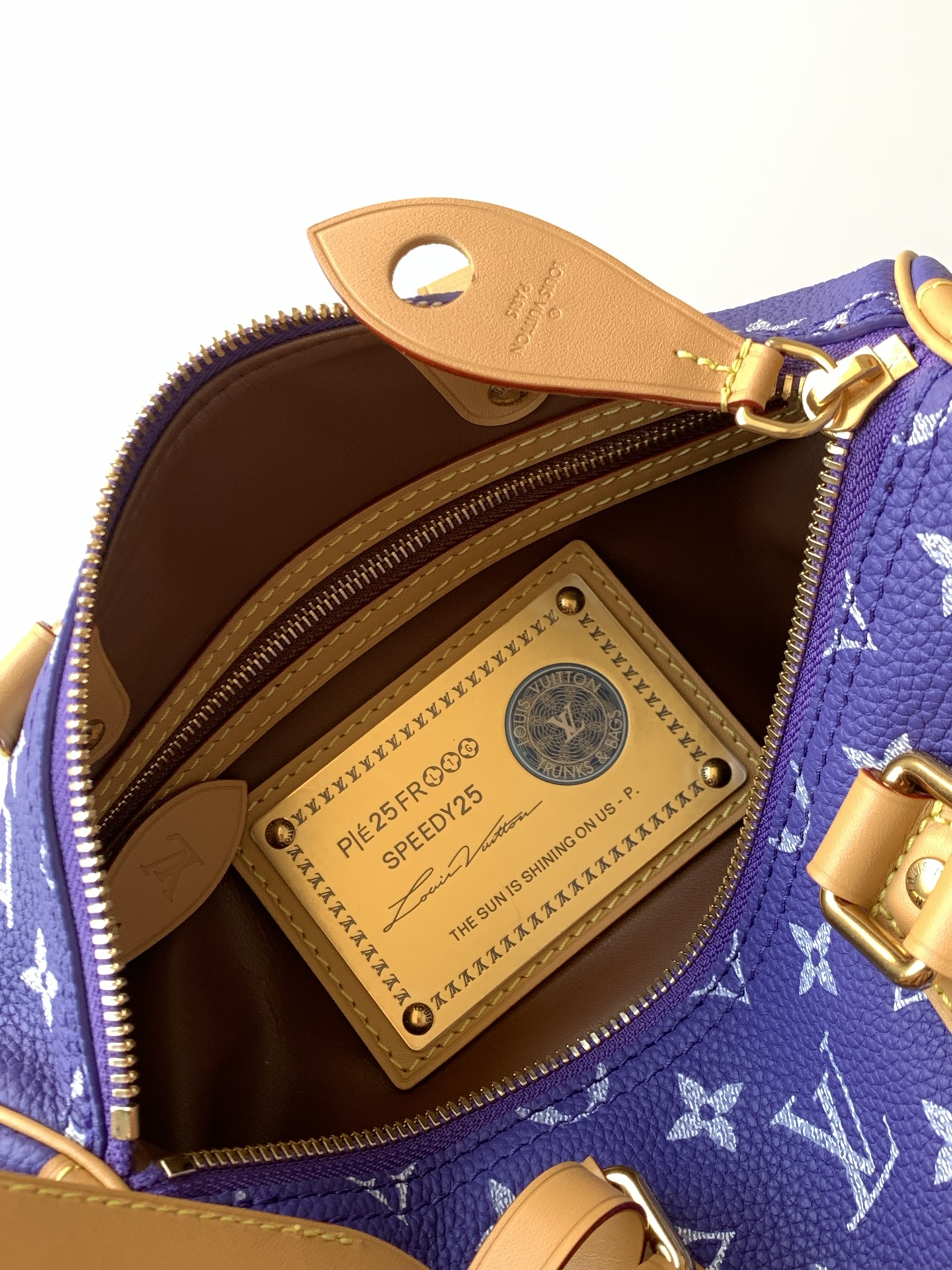 [TOP] Louis Vuitton LV Speedy 25 Bandoulière Bag 25x15x15cm - Purple