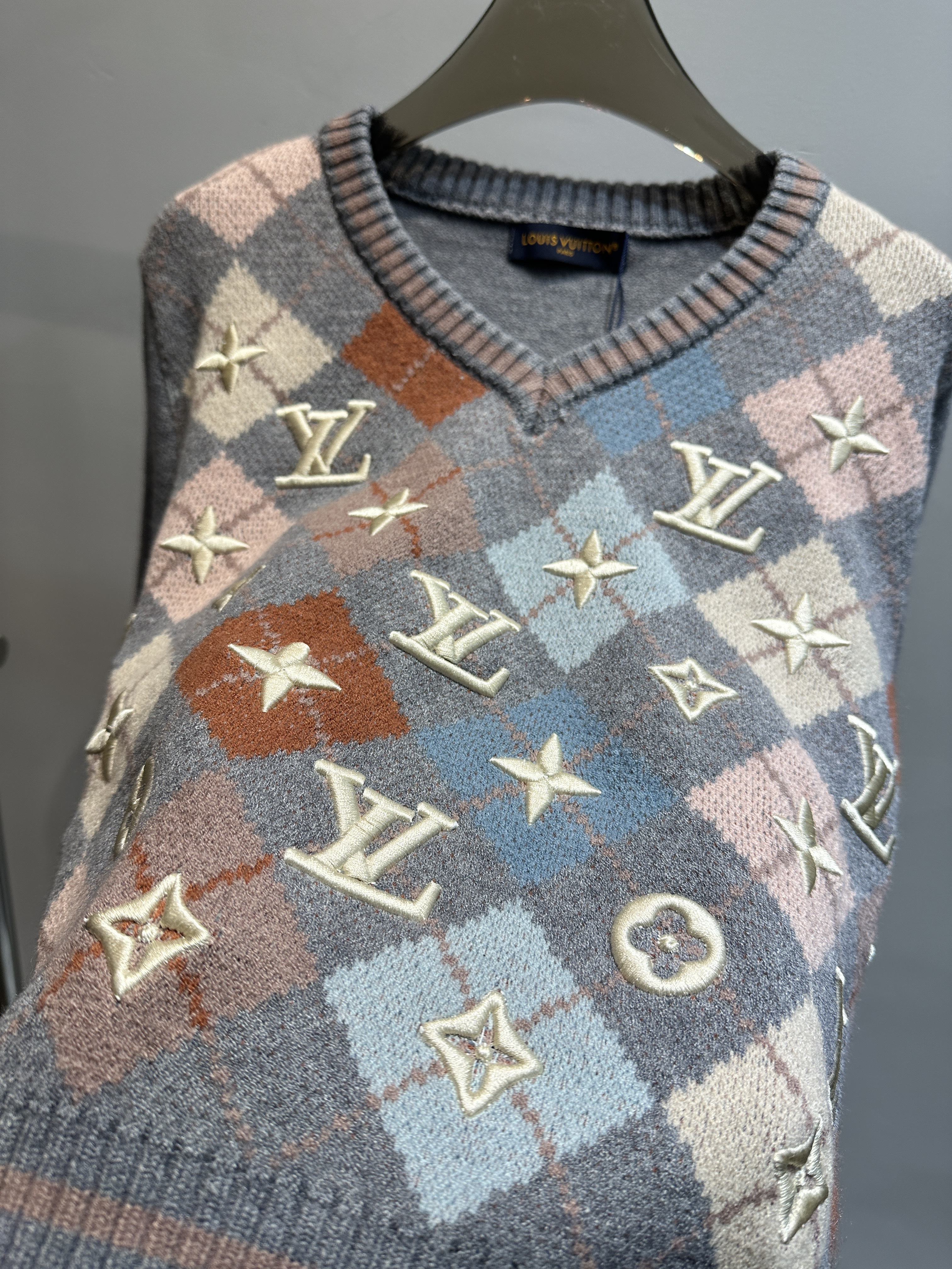 [TOP] Louis Vuitton LV Sweater -  Grey