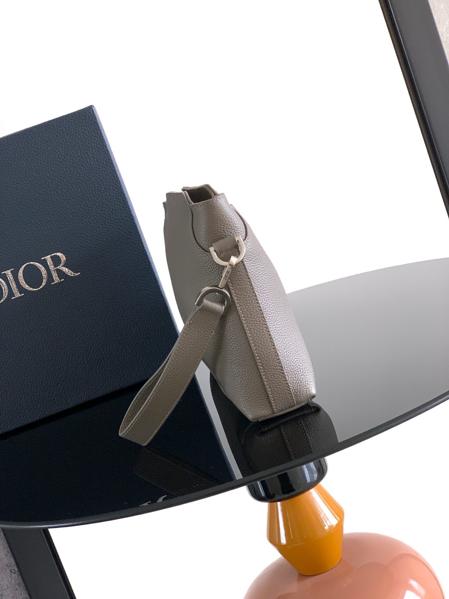 [TOP] Christian Dior Normandie Bag 30x21x6cm - Gray