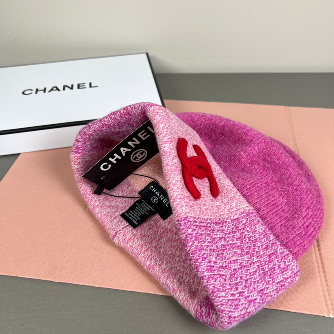 [TOP] CHANEL Knitted Hat - 2 Colour