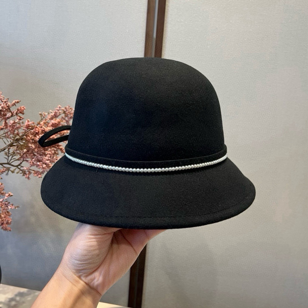 [TOP] CHANEL Bowler Hat - 2 Colour