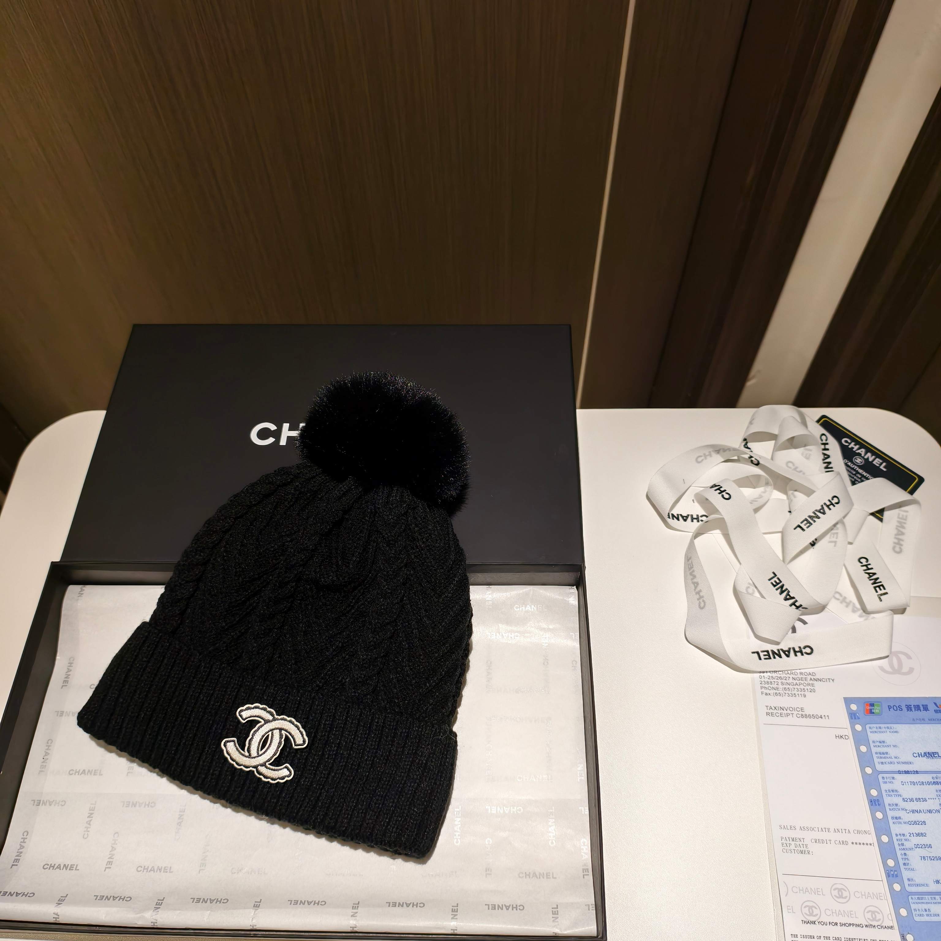 [TOP] CHANEL Knitted Hat - 4 Colour