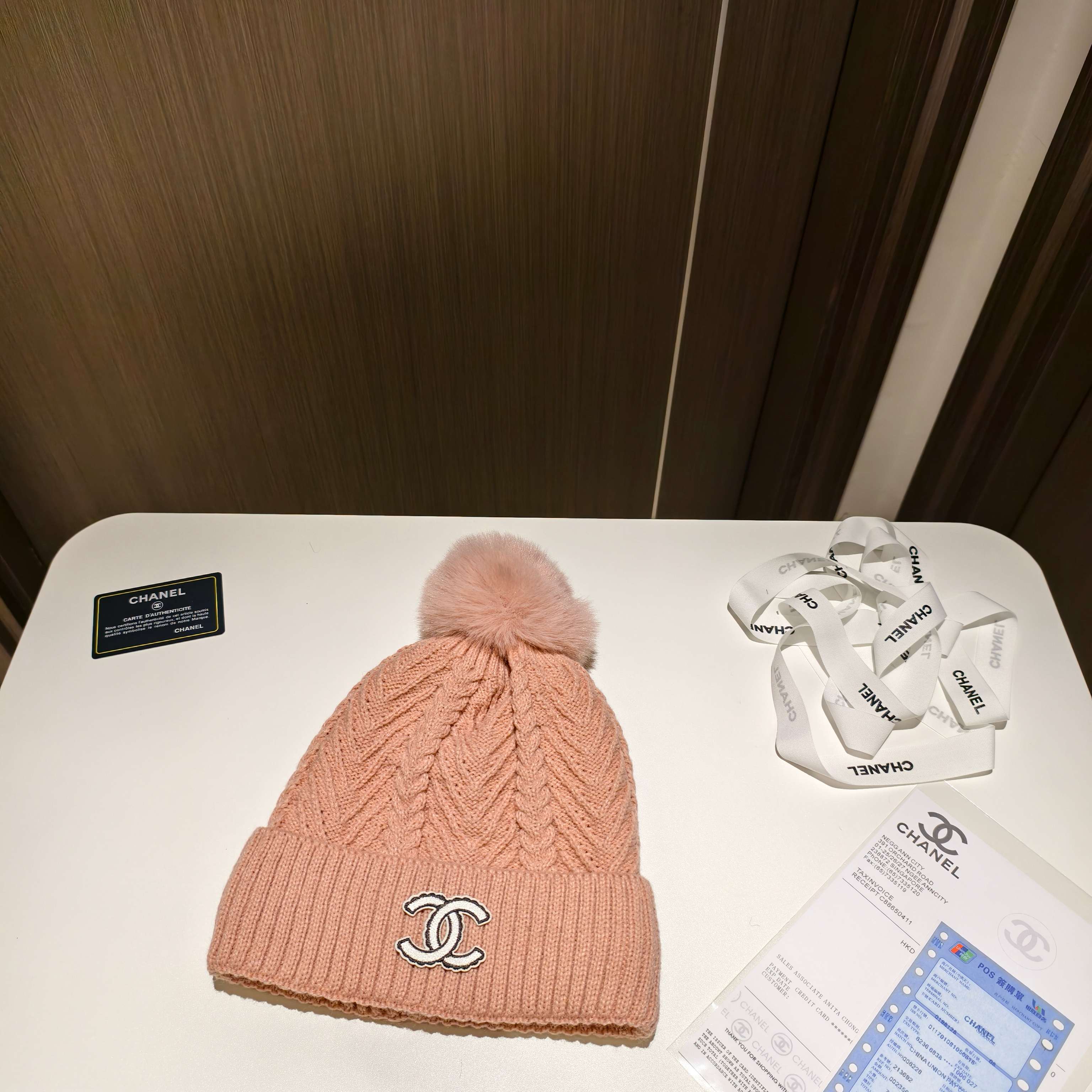 [TOP] CHANEL Knitted Hat - 4 Colour