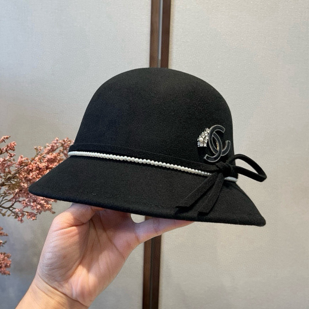 [TOP] CHANEL Bowler Hat - 2 Colour