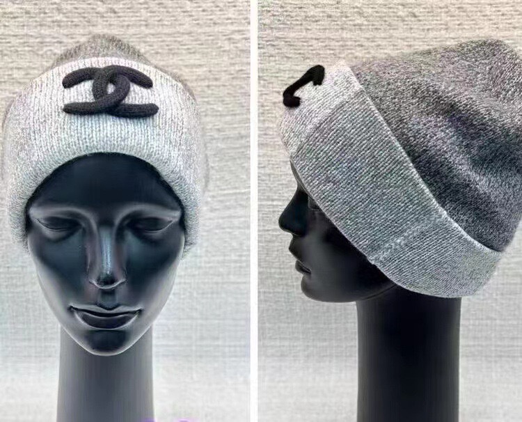 [TOP] CHANEL Knitted Hat - 2 Colour