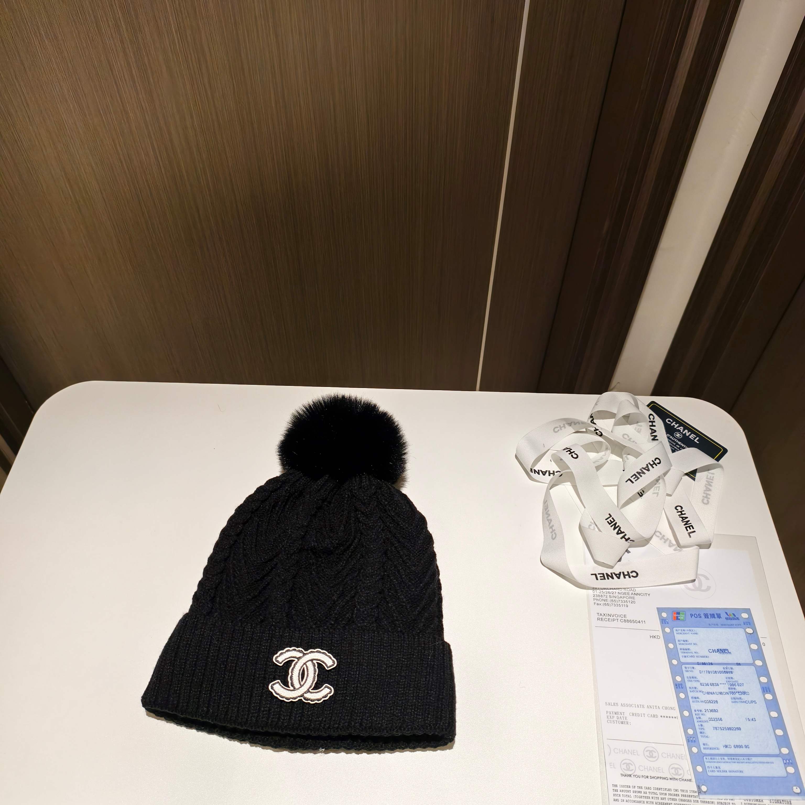 [TOP] CHANEL Knitted Hat - 4 Colour